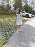 巴拉巴拉童裝女童套裝兒童短袖夏裝2024小碎花吊帶可愛燈籠褲208224119020 曬單實(shí)拍圖