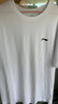 李寧（LI-NING）t恤男士短袖衣服春夏季男裝運動服跑步籃球服速干冰絲健身訓(xùn)練服 新基礎(chǔ)白【速干】 XL (180) 曬單實拍圖