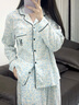 維多利亞的秘密 宅度假輕舒絨輕盈溫暖防靜電家居服女長袖長褲睡衣套裝七夕禮物 12M7藍(lán)豹紋 11273305 S 曬單實拍圖