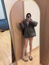 明摩秋MM短款羽絨服女冬季加厚2024年新款韓版寬松連帽白鴨絨學(xué)生 櫻花粉 XL 曬單實(shí)拍圖