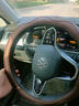 賜輝大眾速騰方向盤(pán)套速騰真皮汽車(chē)把套新速騰牛皮防滑吸汗四季通用型 速騰（15-25款）D型-咖色 曬單實(shí)拍圖