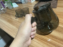 泥也茶具套裝泡茶壺玻璃茶杯整套耐熱茶色分離公道杯茶盤家用高檔茶器 曬單實(shí)拍圖