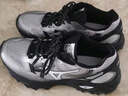 美津濃（MIZUNO）山系戶外登山鞋復(fù)古緩震防滑輕野鞋透氣跑步鞋RACER ADV 07/暗銀/黑 40.5 (260mm) 曬單實(shí)拍圖