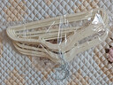 收米（ShouMi）衣架無(wú)痕防滑家用掛衣防肩角晾衣架學(xué)生宿舍衣服架子衣柜收納神器 防滑無(wú)痕雙位款【靜謐灰】 10個(gè) 1件【共10只】 曬單實(shí)拍圖