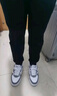 李寧（LI-NING）運動(dòng)褲時(shí)尚休閑男士舒適透氣跑步褲平口直筒訓練長(cháng)褲子男 曬單實(shí)拍圖