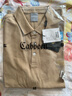 卡賓（CABBEEN）【涼感】金線刺繡短袖T恤男2024夏季新款通勤休閑上衣 咖啡色65 M /170/48 曬單實(shí)拍圖