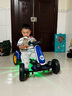 AULDEY兒童電動(dòng)四輪卡丁車(chē)1-8歲平衡車(chē)四輪小孩禮物可坐帶遙控免安裝 天空藍(lán)雙驅(qū)超大電瓶藍(lán)牙音樂(lè)遙控 曬單實(shí)拍圖