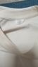 皮爾卡丹（pierre cardin）桑蠶絲t恤男圓領短袖夏季薄款休閑寬松大碼上衣中青年半袖體恤衫 曬單實拍圖