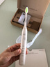 飛利浦（PHILIPS）電動牙刷S3 生日禮物 成人情侶款送男生/女友 柔和亮白刷頭小羽刷 5種模式 瑞斯白HX2471/03 曬單實拍圖