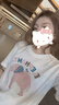 S·J·V·K大碼胖mm顯瘦長袖t恤防曬衫女2025新款夏季韓系冰爽罩衫寬松上衣 圖片色 M （適合80-110斤） 曬單實(shí)拍圖