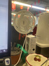 得力（deli）USB桌面風扇迷你輕音小電扇家用臥室學(xué)生宿舍辦公室臺式桌面扇臺夾扇 白 曬單實拍圖