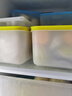 特百惠（Tupperware）新冷凍保鮮盒2.5升雪影款冷藏冷凍兩用大型保鮮盒 2.5升雪影冷凍4件套黃色 曬單實(shí)拍圖