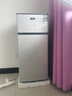 愛妻小冰箱迷你小型家用冷藏冷凍兩用宿舍出租房用雙門辦公室電冰箱節(jié)能省電 【一級能效】104L銀色【三天約一度電】 曬單實拍圖