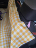 星舵寵物車載墊汽車后排狗狗車載墊車載窩防臟坐墊車用狗墊大型犬墊子 后排橙格 150*135cm防水牛津布 曬單實(shí)拍圖
