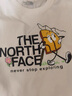 The North Face北面男女同款印花純棉短袖T恤戶(hù)外舒適透氣8GZ8 米白色/QLI 3XL 曬單實(shí)拍圖