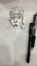 三菱（uni）0.05mm水性繪圖針管筆 PIN-200美術(shù)設(shè)計描邊筆勾線筆 黑桿黑芯 單支裝 曬單實拍圖