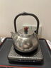 TILIVING 鈦立維純鈦茶壺錘紋燒水壺功夫茶具煮茶器大容量提梁壺1.2L 曬單實(shí)拍圖