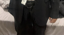 帝賓澤大碼冰絲高彈西褲男加肥加大寬松胖子肥佬夏季薄款長褲 曬單實拍圖