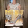 Ehangy高端品牌珍珠蝴蝶結(jié)高跟鞋婚鞋女新款水晶單鞋情人節(jié)生日禮物 銀色(珍珠鏈蝴蝶結(jié)) 【精美禮盒 37 (跟高6.5cm) 【免費(fèi)刻字/賀 曬單實(shí)拍圖