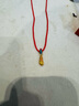六桂福珠寶 LIU GUI FU JEWELRY金榜題名黃金吊墜女生999足金毛筆純金項(xiàng)鏈男孩畢業(yè)中考高考禮物 藍(lán)色小毛筆吊墜金重約0.41g（送s925銀鏈） 曬單實(shí)拍圖