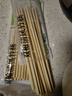 雙槍 (Suncha) 天然竹筷子無漆無蠟原竹家用筷子餐具套裝 10雙裝 曬單實(shí)拍圖
