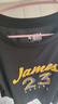 NBA球員號碼系湖人勒布朗詹姆斯中性黑色夏季運動(dòng)T恤短袖男 湖人隊勒布朗詹姆斯/黑色 XL 曬單實(shí)拍圖