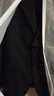 G2000男裝新款經典商務平駁領西裝修身收腰西服男21012013【套裝】 黑色（西裝） 48 170（西裝） 曬單實拍圖
