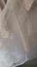 初蟬衣事「素蘭紗」新中式連衣裙女夏季新品薄紗國風(fēng)刺繡氣質(zhì)斜襟改良旗袍 鎏光白 M （現(xiàn)貨） 曬單實拍圖