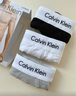 Calvin Klein內(nèi)衣【七夕禮物涼感】25春夏男士三條裝ck棉質(zhì)三角內(nèi)褲男NP2764O UB1-太空黑 3條 M 曬單實(shí)拍圖