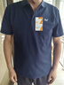 361°短袖t恤男polo衫翻領(lǐng)半袖T恤透氣吸汗男士運動(dòng)訓練服休閑男裝 深墨藍 L 175 曬單實(shí)拍圖