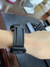 沛納海（Panerai）手表帶適用原裝胖大海441氟橡膠24mm配件男硅膠沛納海表帶 氟橡膠-線條款黑色銀扣 接口寬度24mm 曬單實拍圖