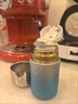 純鈦水杯富氫保溫杯高品質(zhì)男女真空雙層便攜泡茶分離車(chē)載高端禮品 冰晶藍-240ML 花紋覆鈦保溫杯 曬單實(shí)拍圖
