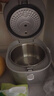 美的（Midea）電飯煲 0涂層電飯鍋4升 316L不銹鋼內(nèi)膽3-4人家用多功能無(wú)涂層微壓智能預(yù)約MB-RE476S 曬單實(shí)拍圖