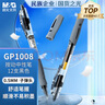 晨光（M&G）文具 GP1008 按動(dòng)中性筆學(xué)生0.5黑筆簽字筆商務(wù)子彈頭考試專用水筆高顏值辦公用品 黑色 12支/盒 曬單實(shí)拍圖