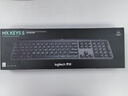 羅技（Logitech）大師系列 MX Keys S無線藍牙鍵盤 超薄全尺寸 人體工學(xué) 智能背光 預(yù)設(shè)指令升級 帶無線接收器 黑色 曬單實拍圖