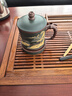 云禪尚陶宜興紫砂杯純手工女男士杯子內膽過(guò)濾杯辦公泡茶杯家用茶具大容量 山河雄韻杯五件套禮盒裝 410ml 1只 曬單實(shí)拍圖