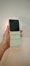 三星（SAMSUNG）Galaxy Z Flip5 原裝手機(jī)殼 環(huán)保生態(tài)皮保護(hù)殼 折疊屏皮套 米白 曬單實(shí)拍圖