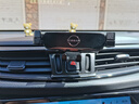 車特日產(chǎn)手機(jī)車載支架奇駿 逍客騏達(dá)途達(dá)途樂改裝出風(fēng)口雙閃燈導(dǎo)航架 14至21款奇駿16-22款逍客雅典黑 曬單實(shí)拍圖
