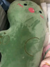 潔麗雅長(zhǎng)條抱枕女生睡覺(jué)夾腿娃娃毛絨玩具可拆洗兒童抱睡玩偶兔貓象恐龍 粉色兔子 70厘米 (獨(dú)立內(nèi)膽，可拆洗) 曬單實(shí)拍圖