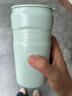 膳魔師（THERMOS）保溫杯不銹鋼隨行杯馬卡龍色系桌面水杯學(xué)生女士情侶杯子 TSK2 牧場綠 440ml 曬單實拍圖