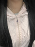 中國黃金丘比特足銀項鏈女高級感銀飾足銀吊墜生日禮物女送女友媽媽老婆 九紫離火足銀紫水晶吊墜+足銀鏈 曬單實拍圖