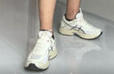 亞瑟士ASICS緩沖跑步鞋男鞋輕便運(yùn)動(dòng)鞋GEL-FLUX網(wǎng)面透氣跑鞋 白色/棕色 42.5 曬單實(shí)拍圖