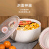 順祥保鮮碗陶瓷家用餐具套裝上班帶飯碗便當泡面碗帶蓋微波爐適用 曬單實拍圖
