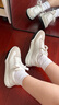 愛步（ECCO）休閑鞋女 2025新款百搭平底鞋簡(jiǎn)約球鞋板鞋德訓(xùn)鞋 街頭272833 灰白色/白色27283350153 38 曬單實(shí)拍圖