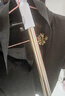 真維斯（JEANSWEST）短袖polo衫男父親節(jié)禮物商務(wù)休閑男士翻領(lǐng)t恤男涼感冰絲半袖上衣 黑色 小蓮花_K_左領(lǐng)角 2XL 曬單實拍圖