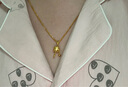 潮宏基 臻金弘轉(zhuǎn)經(jīng)輪禪意黃金吊墜女足金掛墜5G金送媽媽生日禮物 計價 單吊墜 不含鏈 2.2g 曬單實拍圖