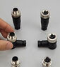 菲戈爾佳A型免焊接M12航空插頭4芯5針8P傳感器接頭光電開(kāi)關(guān)公母對接連接器 M12-4芯直公頭 曬單實(shí)拍圖