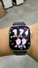 炫戴（XUANDAI）適用apple watch s10表帶編織iWatch s9腕帶磁吸音樂(lè )小狗蘋(píng)果手表s8表帶s7/s6/s5/se高級ultra配件 深灰色-聽(tīng)音樂(lè )小狗 44/45/46/49表 曬單實(shí)拍圖