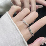 MZMZ鉑金戒指男PT950白金鉆戒情侶結訂婚對戒情人節(jié)七夕禮物送女友 當/次日達-輕奢共度愛河情侶對戒 曬單實拍圖