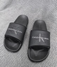 Calvin KleinJeans男士休閑舒適簡(jiǎn)約字母家居ck海邊沙灘泳池一字涼拖鞋禮物 BDS-太空黑 43 曬單實(shí)拍圖